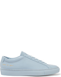 Common Projects Original Achilles Leather Sneakers Light Blue