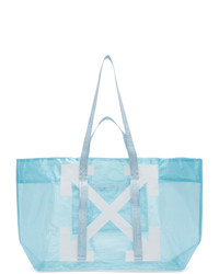 Off-White Blue And White Arrows Tote
