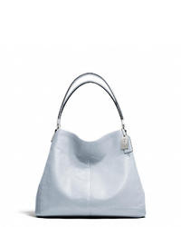 coach tote bag light blue