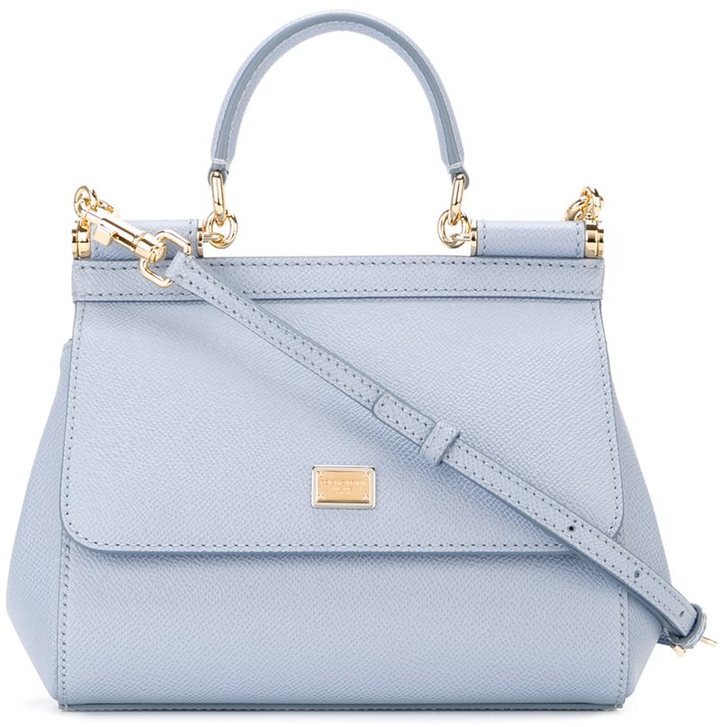 Dolce & Gabbana 'sicily Small' Shoulder Bag in Blue