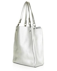 Topshop Hex Faux Leather Tote