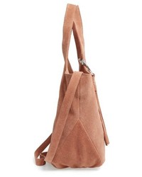 Elizabeth and James Small Finley Leather Shopper Brown
