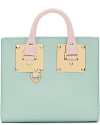 Sophie Hulme Ssense Blue And Pink Albion Box Tote