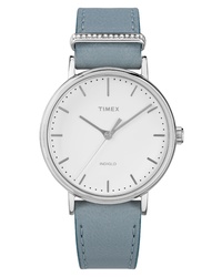 Timex Fairfield Leather Watch