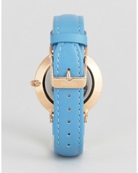 Cluse La Boheme Blue Leather Watch