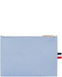 Thom Browne Blue Large Pouch