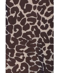 Tory Burch Clouded Leopard Cabana Silk Cover Up Caftan