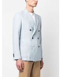 Tagliatore Double Breasted Linen Jacket