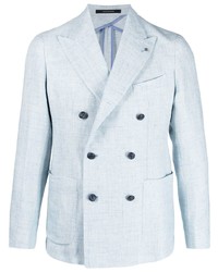 Tagliatore Double Breasted Linen Jacket
