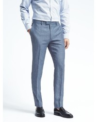 Banana Republic Standard Solid Linen Suit Trouser