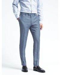 Banana Republic Standard Solid Linen Suit Trouser