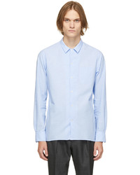 Officine Generale Blue Batiste Shirt