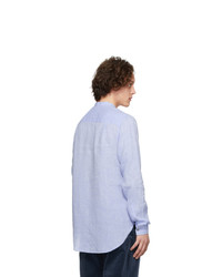Giorgio Armani Blue Linen Shirt