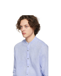 Giorgio Armani Blue Linen Shirt