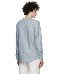Ermenegildo Zegna Blue Milano Shirt