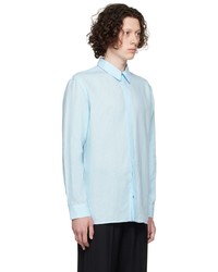 Gabriela Hearst Blue Nicolas Shirt