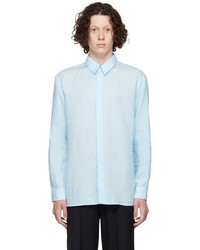 Gabriela Hearst Blue Nicolas Shirt