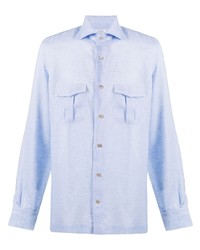 Mazzarelli Button Up Chest Pocket Shirt