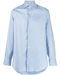 Finamore 1925 Napoli Button Up Linen Cotton Shirt