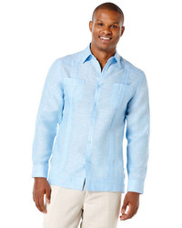 Cubavera 100% Linen Long Sleeve 2 Upper Pocket Guayabera