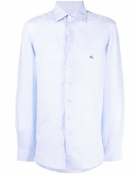 Etro Embroidered Motif Long Sleeve Shirt