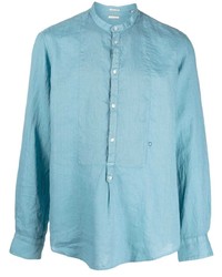 Massimo Alba Grandad Collar Tunic Shirt