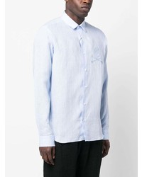 Philipp Plein Long Sleeve Linen Shirt