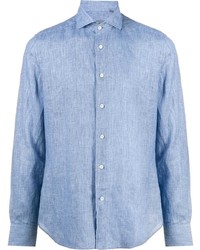 Corneliani Long Sleeve Linen Shirt