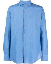 Fedeli Long Sleeved Linen Shirt