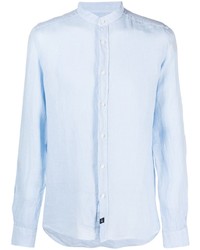 Fay Mandarin Collar Linen Shirt