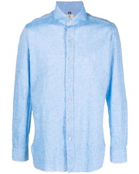 Borrelli Plain Cotton Linen T Shirt