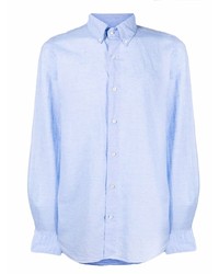 Finamore 1925 Napoli Plain Long Sleeve Shirt