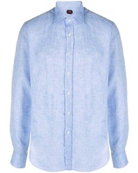 Mp Massimo Piombo Pointed Collar Buttoned Shirt