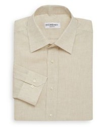Saint Laurent Regular Fit Linen Dress Shirt Gift Box