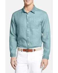sea glass breezer linen shirt