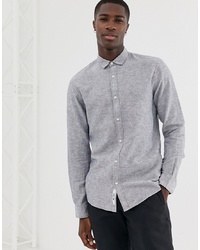 ONLY & SONS Slim Fit Linen Shirt