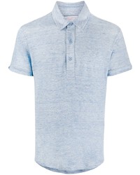 Orlebar Brown Linen Short Sleeve Polo Shirt