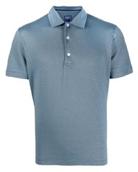 Fedeli Short Sleeve Linen Polo Shirt