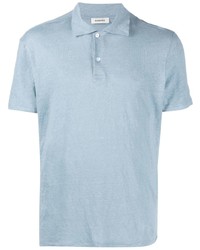 Sandro Short Sleeve Linen Polo Shirt