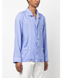 Aspesi Crease Effect Linen Shirt Jacket