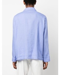 Aspesi Crease Effect Linen Shirt Jacket