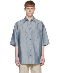 Acne Studios Blue Linen Shirt