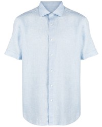 Zegna Button Front Short Sleeved Shirt