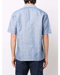 Canali Linen Short Sleeve Shirt