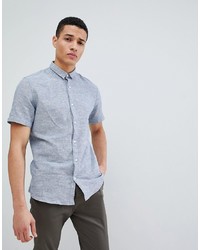 ONLY & SONS Short Sleeve Linen Mix Shirt