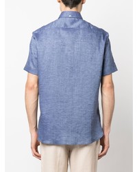 Brunello Cucinelli Short Sleeve Linen Shirt