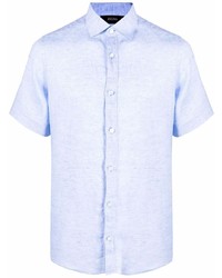 Ermenegildo Zegna Short Sleeve Linen Shirt
