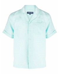 Frescobol Carioca Short Sleeve Linen Shirt