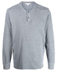 James Perse Long Sleeve Fitted Top