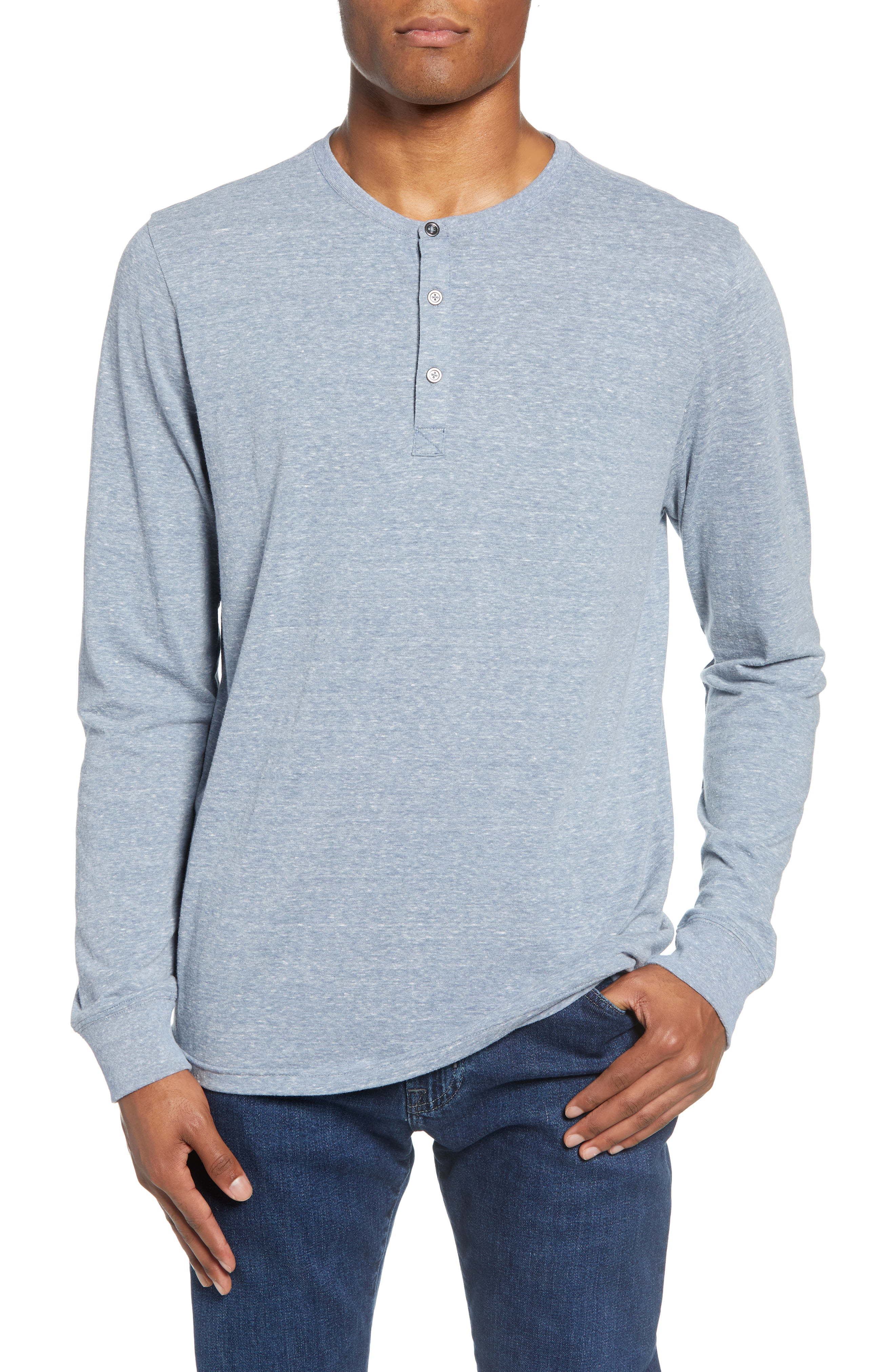 Threads 4 Thought Long Sleeve Henley, $48 | Nordstrom | Lookastic